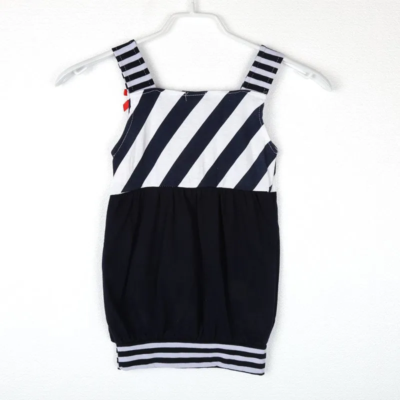 Cute Baby Kids Girls Dress Toddler Princess Party Tutu Striped Dress SM6