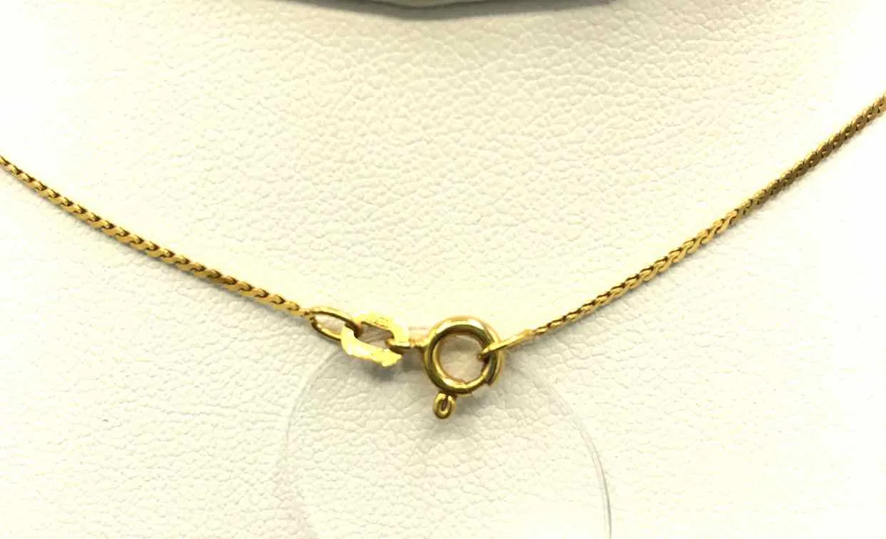 14K Gold Woven Necklace