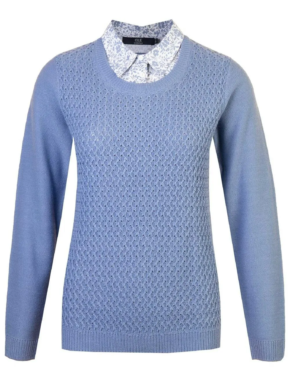 2 in 1 Jumper with Collar Insert