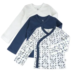 3-Pack Organic Cotton Kimono Tops