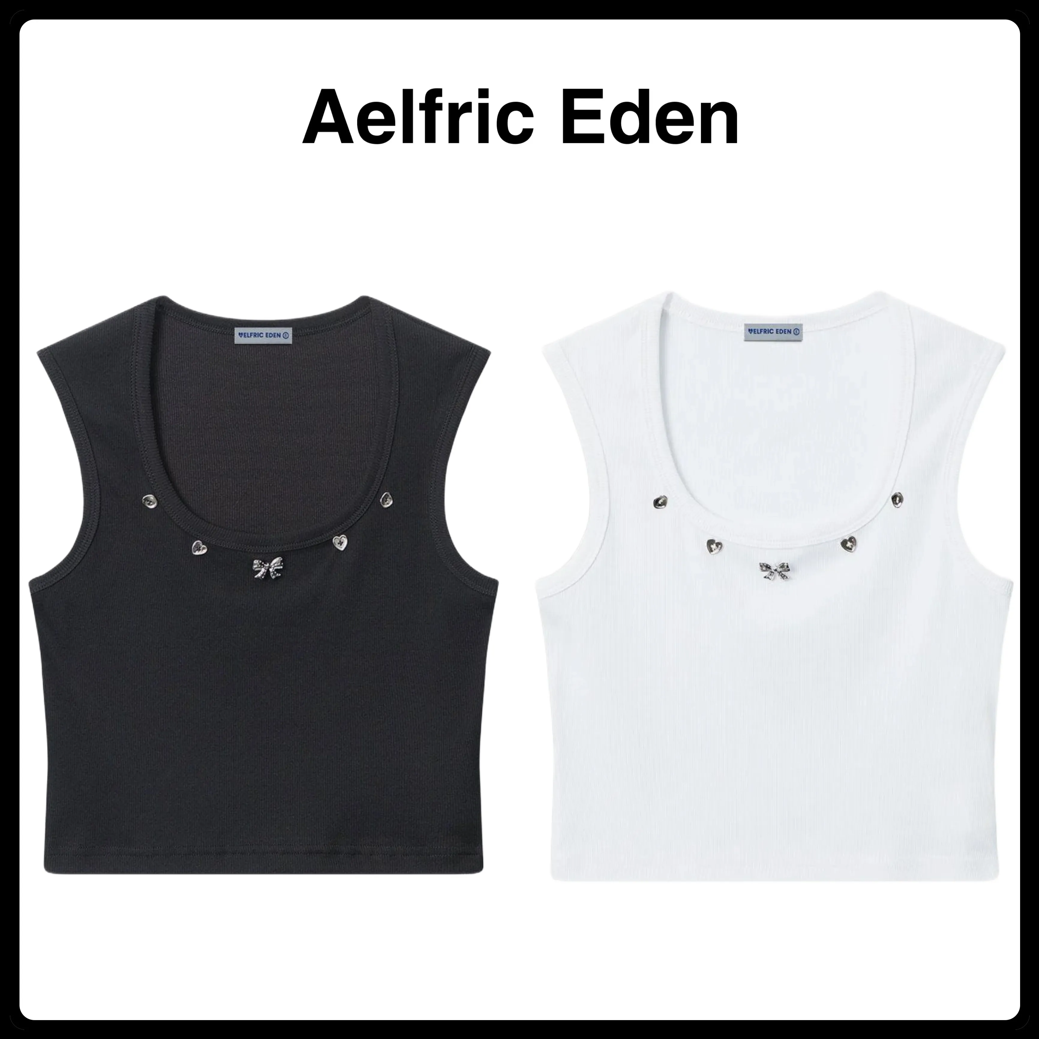 Aelfric Eden Heart Cotton Tanks & Camisoles