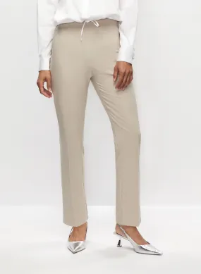 Amber-Colored Ankle Pants