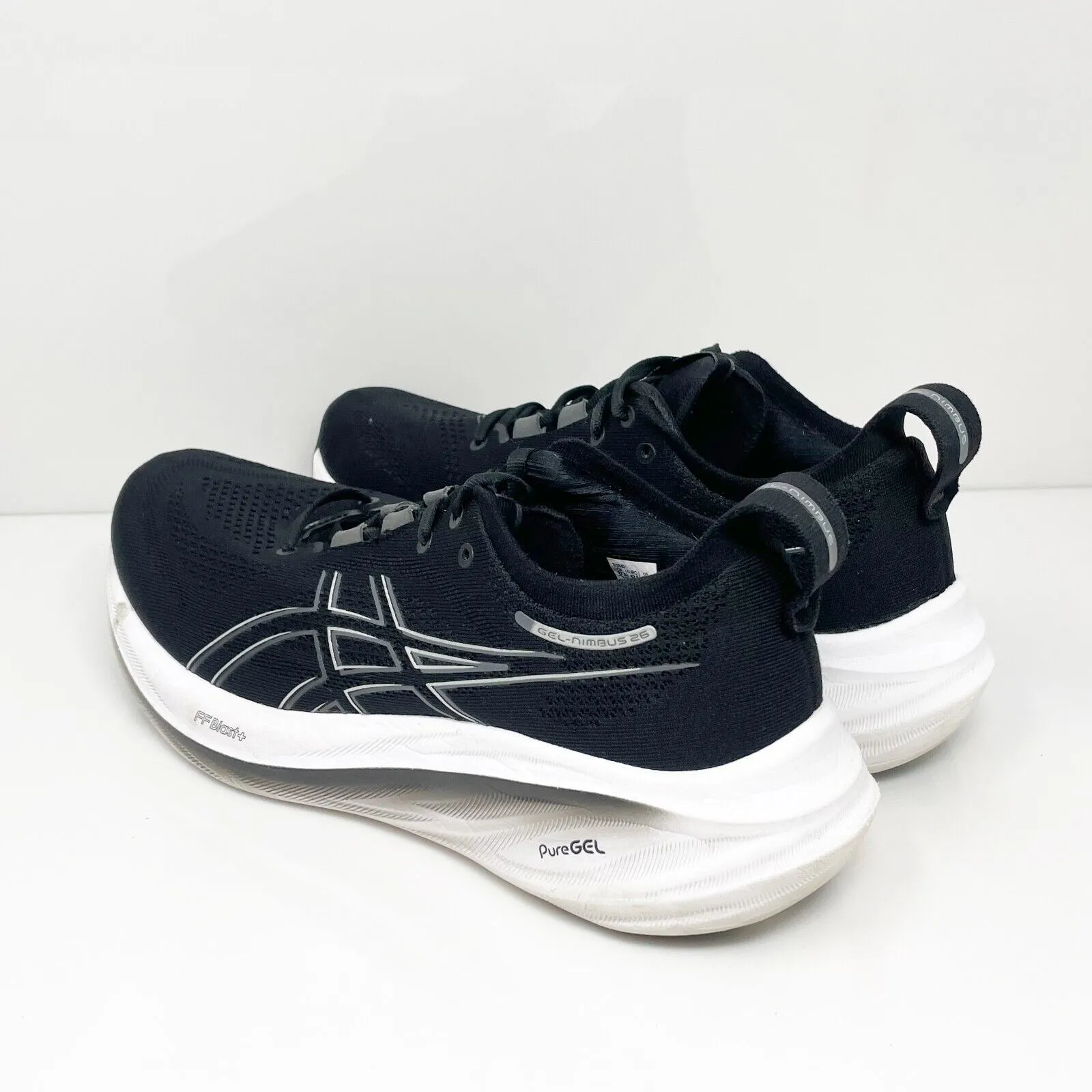 Asics Womens Gel Nimbus 26 1012B601 Black Running Shoes Sneakers Size 10.5