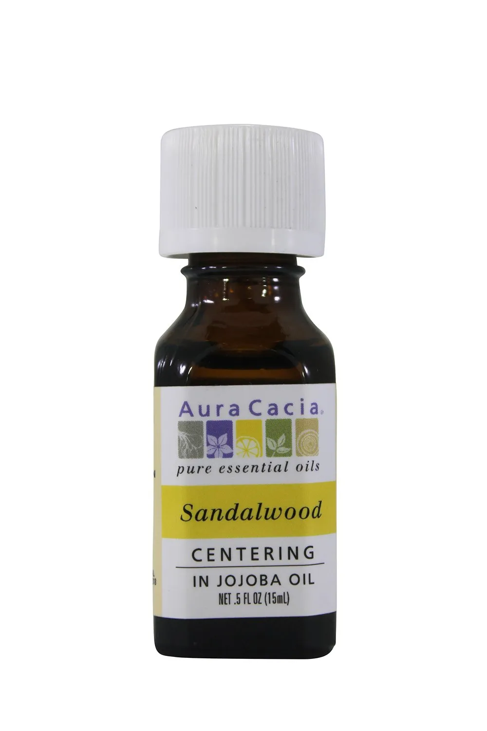 Aura Cacia Pure Essential Oils Sandalwood .5 fl oz (15 ml)