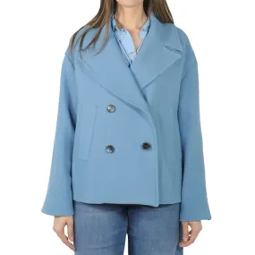 Bengala Azzurro Coat for Women