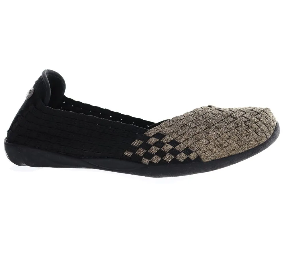 Bernie Mev Pull-On Woven Flats - Catniss