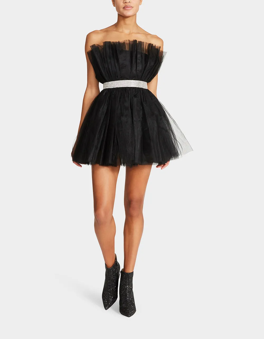 Glamorous Black Tulle Dress