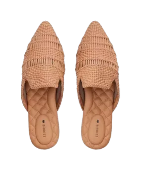 Toffee Woven Mule by Birdies