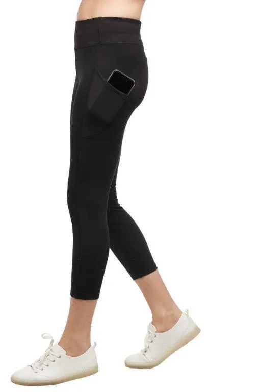 Black Leggings with Side Pockets