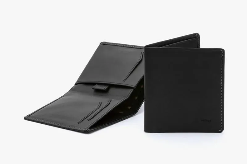 Sleek Black Note Sleeve Wallet