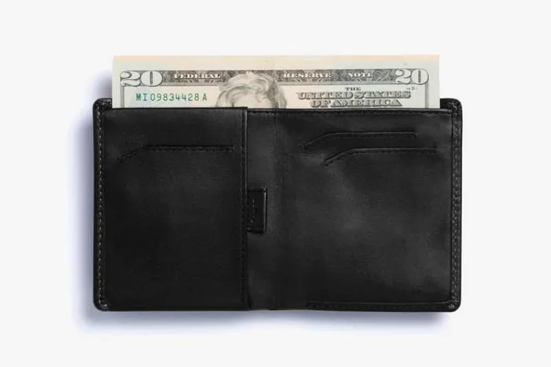 Sleek Black Note Sleeve Wallet