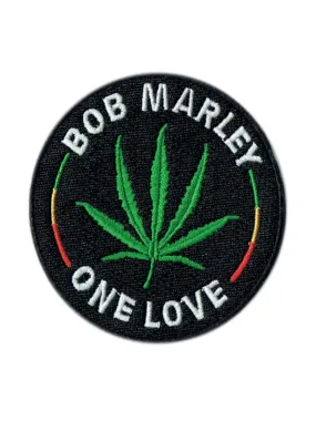 Bob Marley One Love Leaf Official Woven Patch