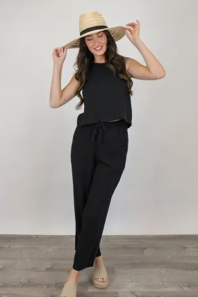 Gauze Pant in Black by Z Supply