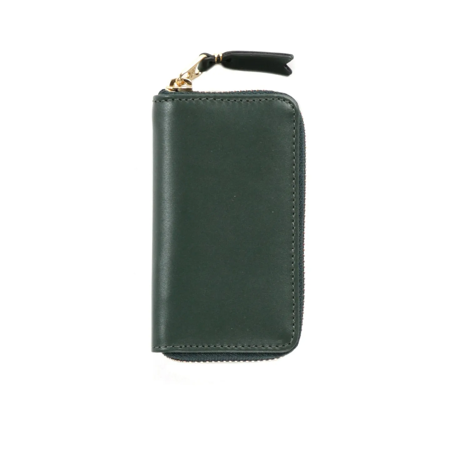 Bottle Green COMME DES GARCONS SA410X Classic Leather Zip Wallet