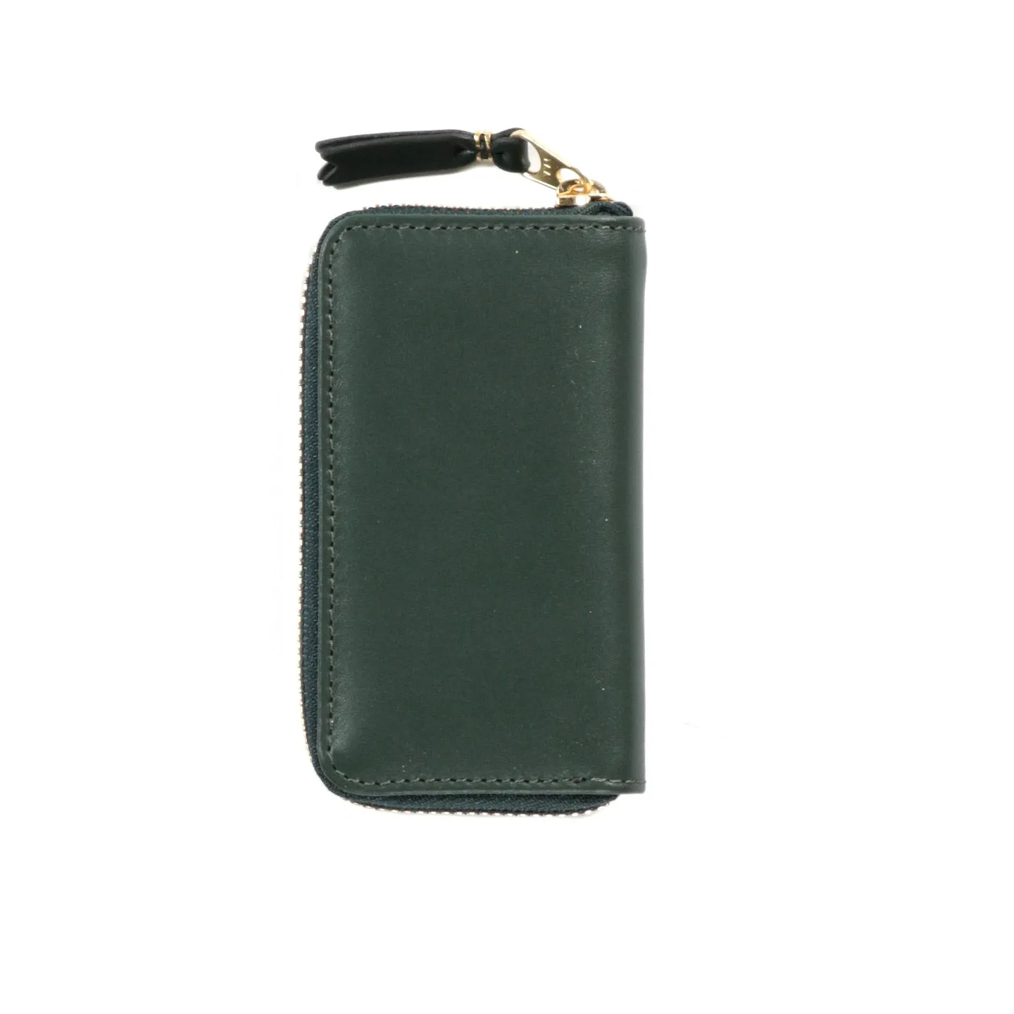 Bottle Green COMME DES GARCONS SA410X Classic Leather Zip Wallet