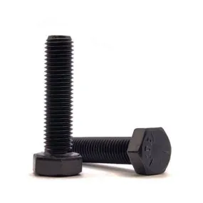 Box of 50 - M16 x 1.5mm x 50mm Fine Pitch Hexagon Setscrews (ISO 8676) - Steel 10.9 High Tensile Self Colour