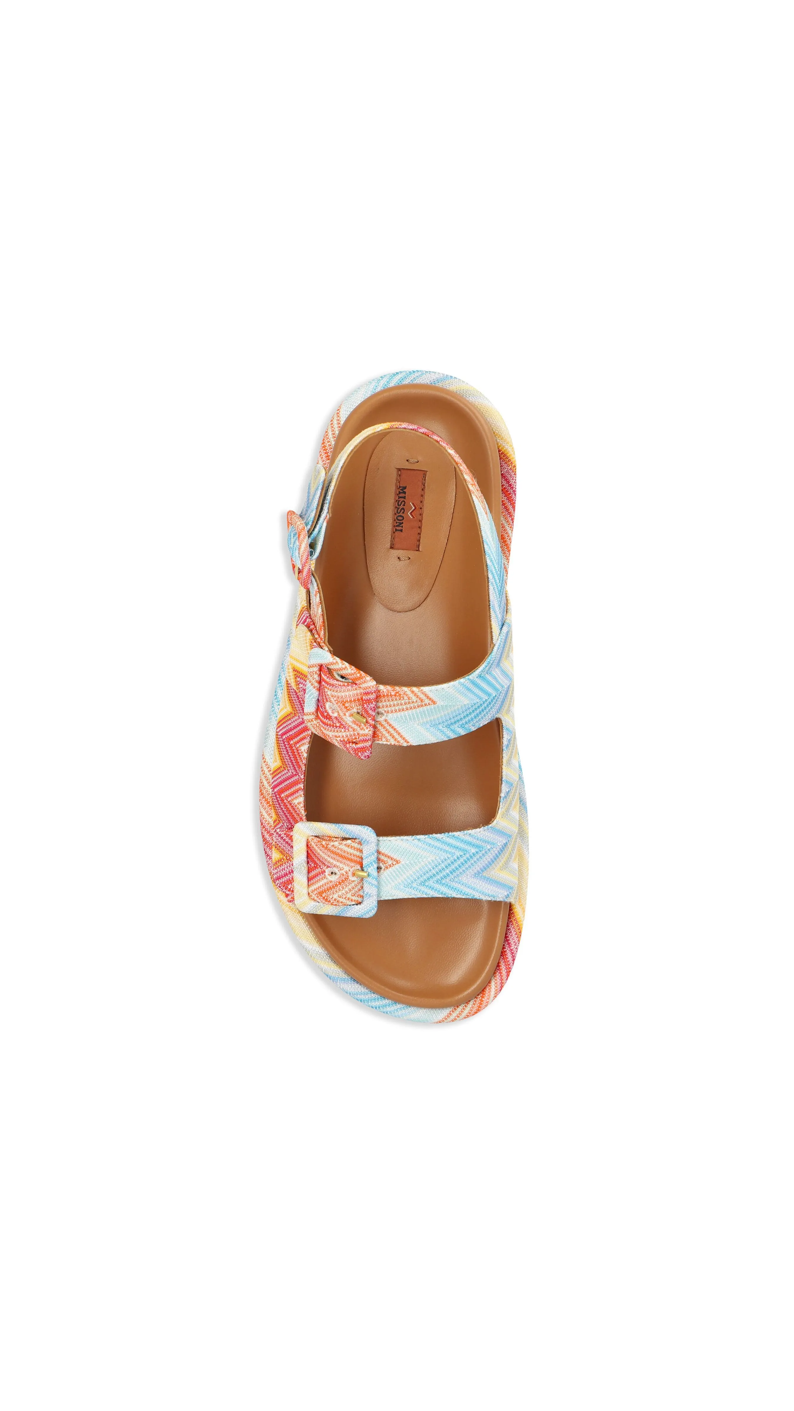 Chevron Sandals Buckle - Multi