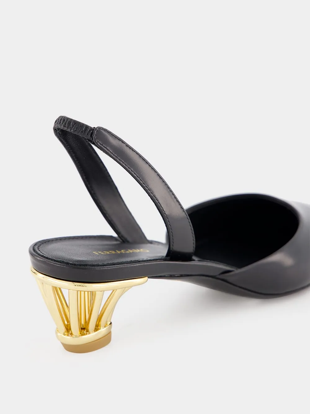 Cage Heel Slingback