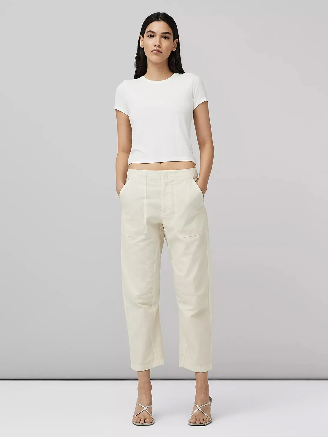 Leyton Ivory Workwear Pant