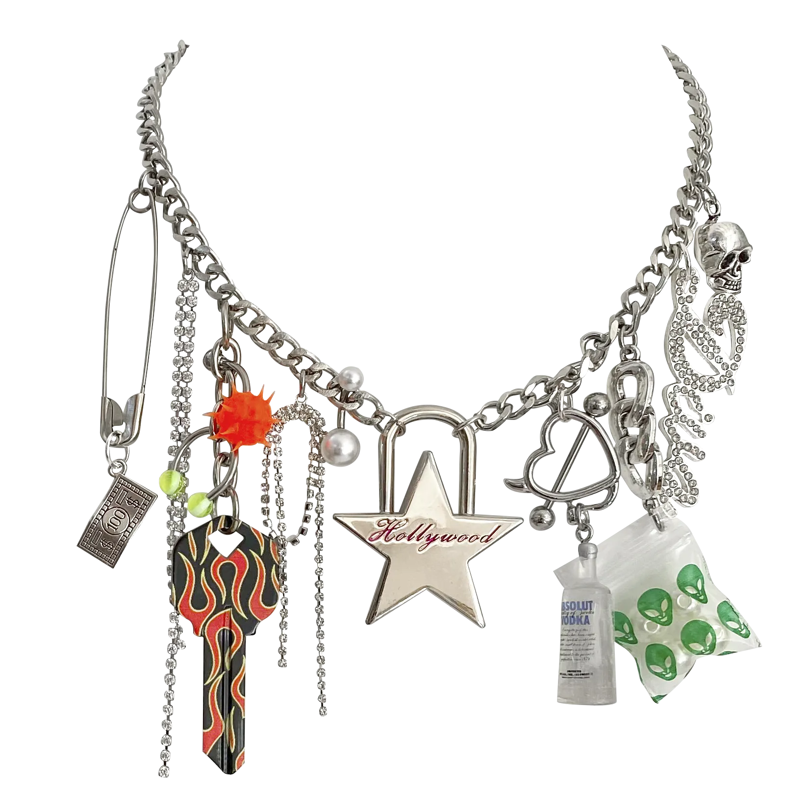 Charm Necklace for Hollywood Divas