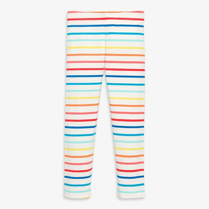 Classic Legging- Ivory Rainbow Sunrise Stripe