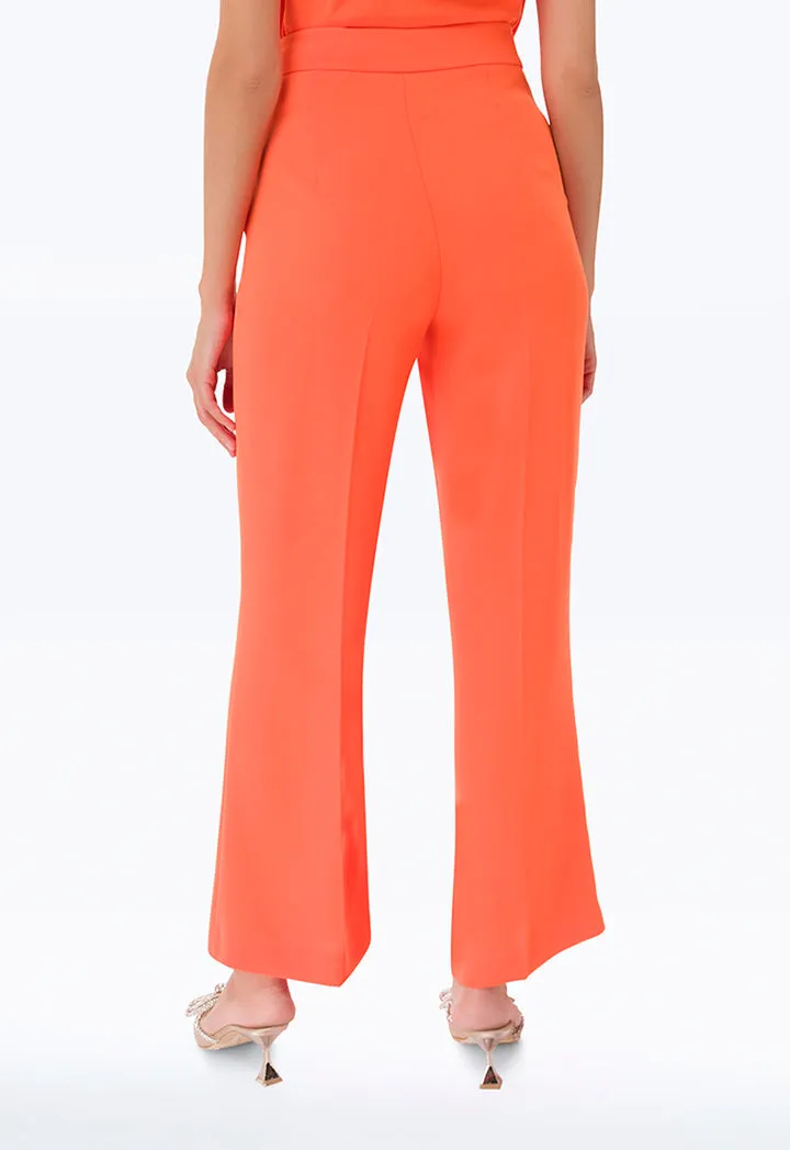 Wide Leg Solid Soft Trouser