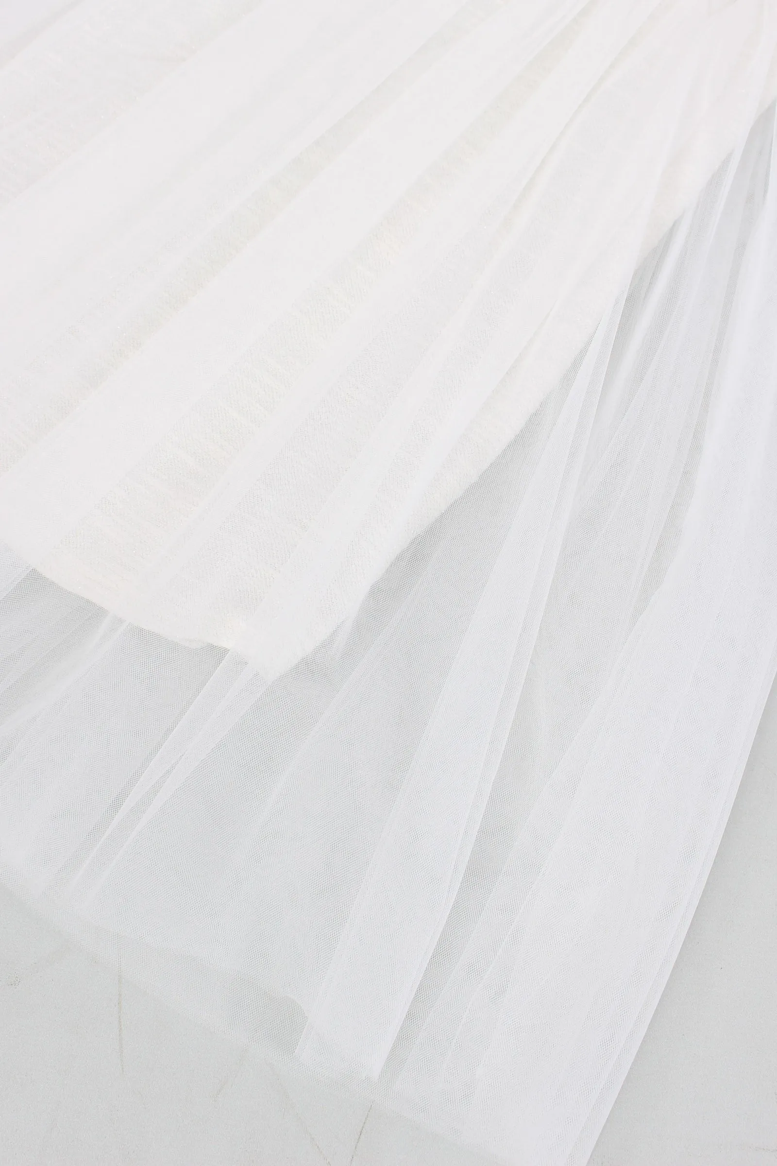 Cream Tulle Skirt Dress