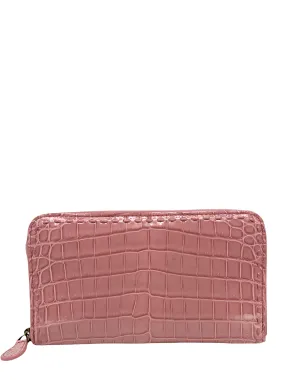 Bottega Veneta Continental Crocodile Wallet