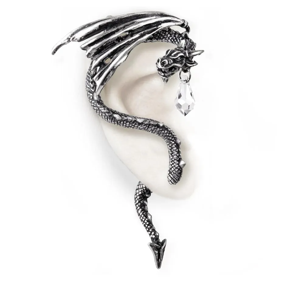 Ear Wrap with Crystal Dragon