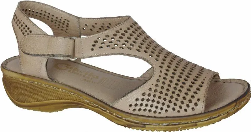 Lazer Cut Footbed Sandals - Model RE640