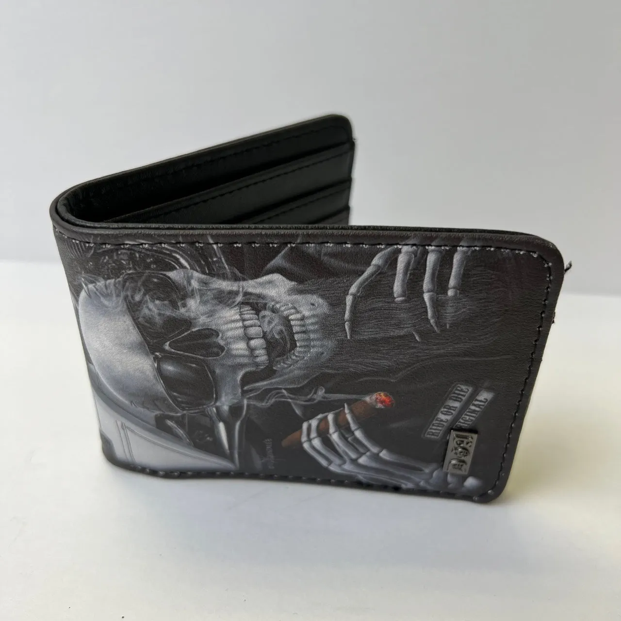 Status Anxiety Wallet Avoiding Things Black Croc Emboss