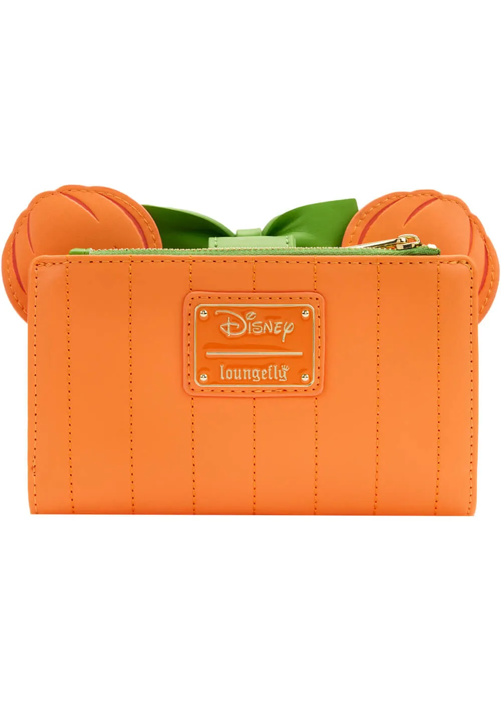 Orange Wallet with Glow-In-The-Dark feature and Minnie Mouse from Disney by Loungefly