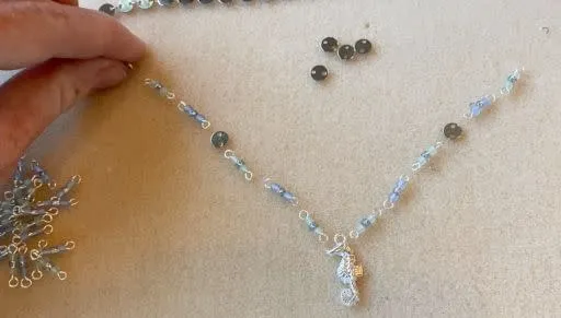 How to Create Chain Necklace with Toho RE:Glass Beads