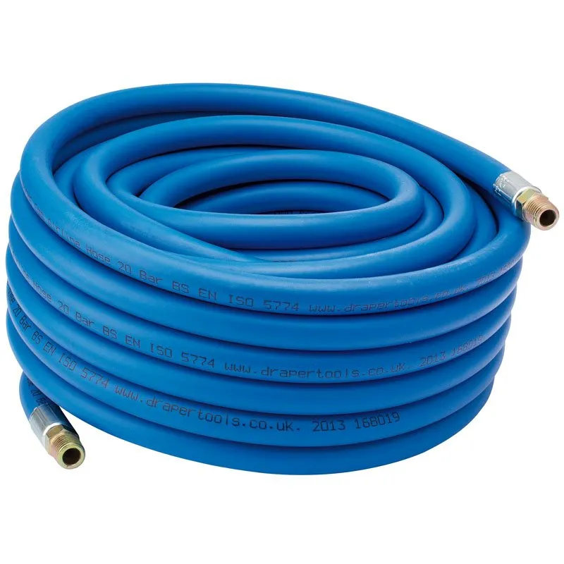 Draper Tools 15M 1/4 BSP 8mm Bore Air Line Hose
