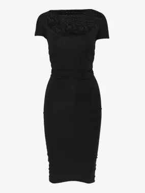 Black Midi Length Dress by Emilio Pucci