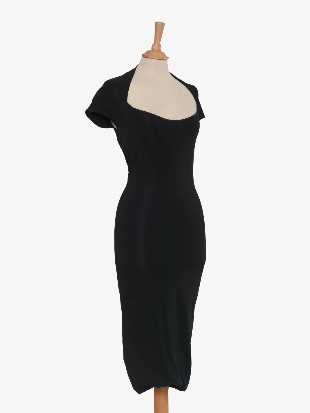 Black Midi Length Dress by Emilio Pucci