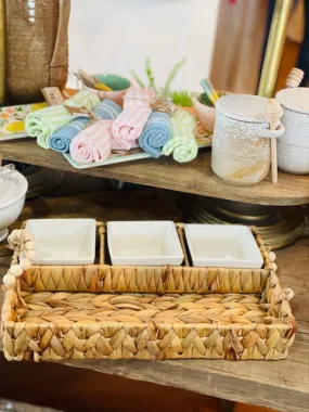 WOVEN TRAY & DIP SET Design