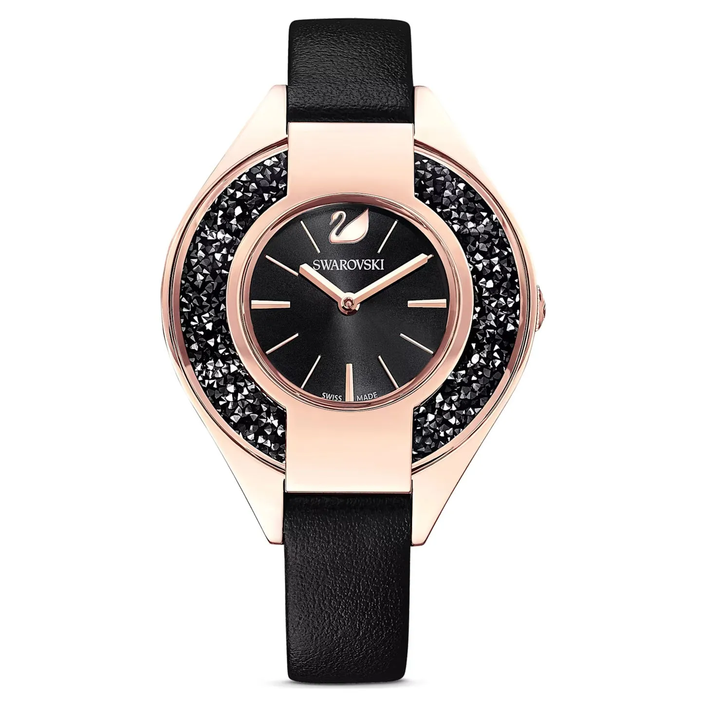 Swarovski Sporty Leather Watch