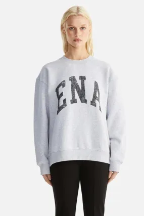 Ena Pelly Lilly Oversized Sweater College Mid Grey Marle