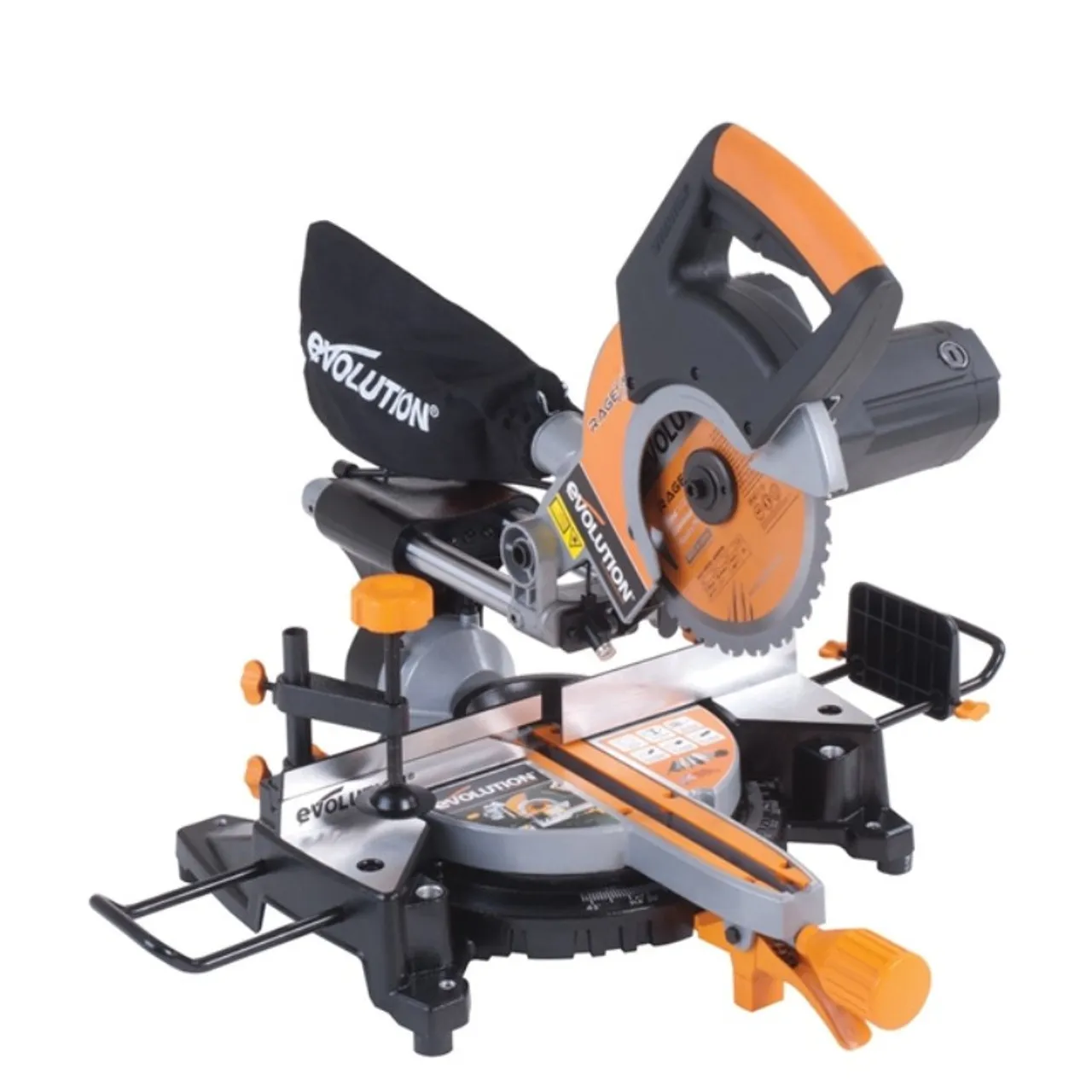 Evolution RAGE3-S+ Self Assembly 210mm Multi-Purpose Sliding Mitre Saw 1500W 110V