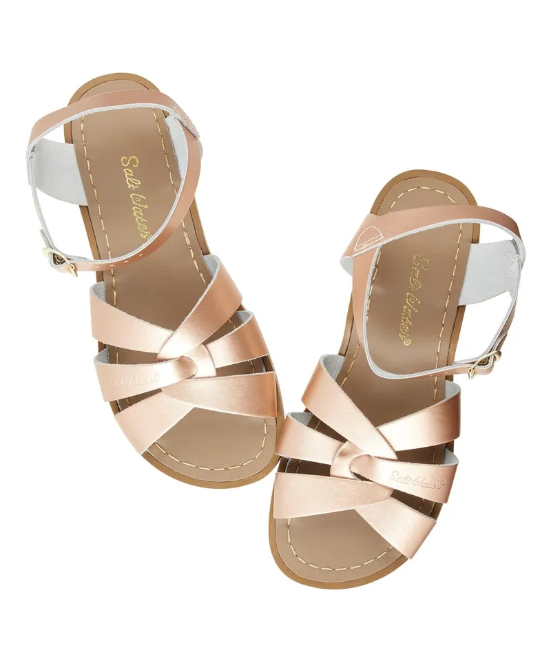 Salt-Water Rose Gold Sandals for Adults