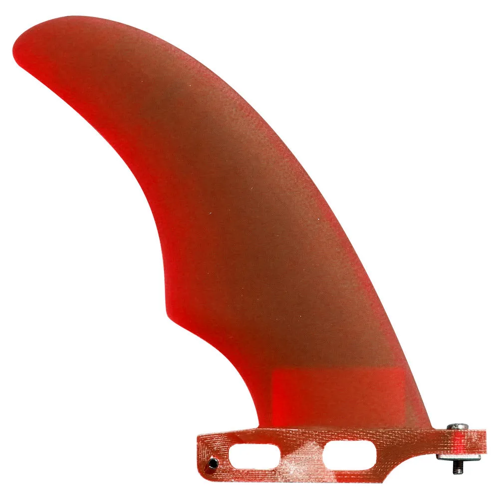 Fins Unlimited Cutaway Longboard Fin - Red - 6