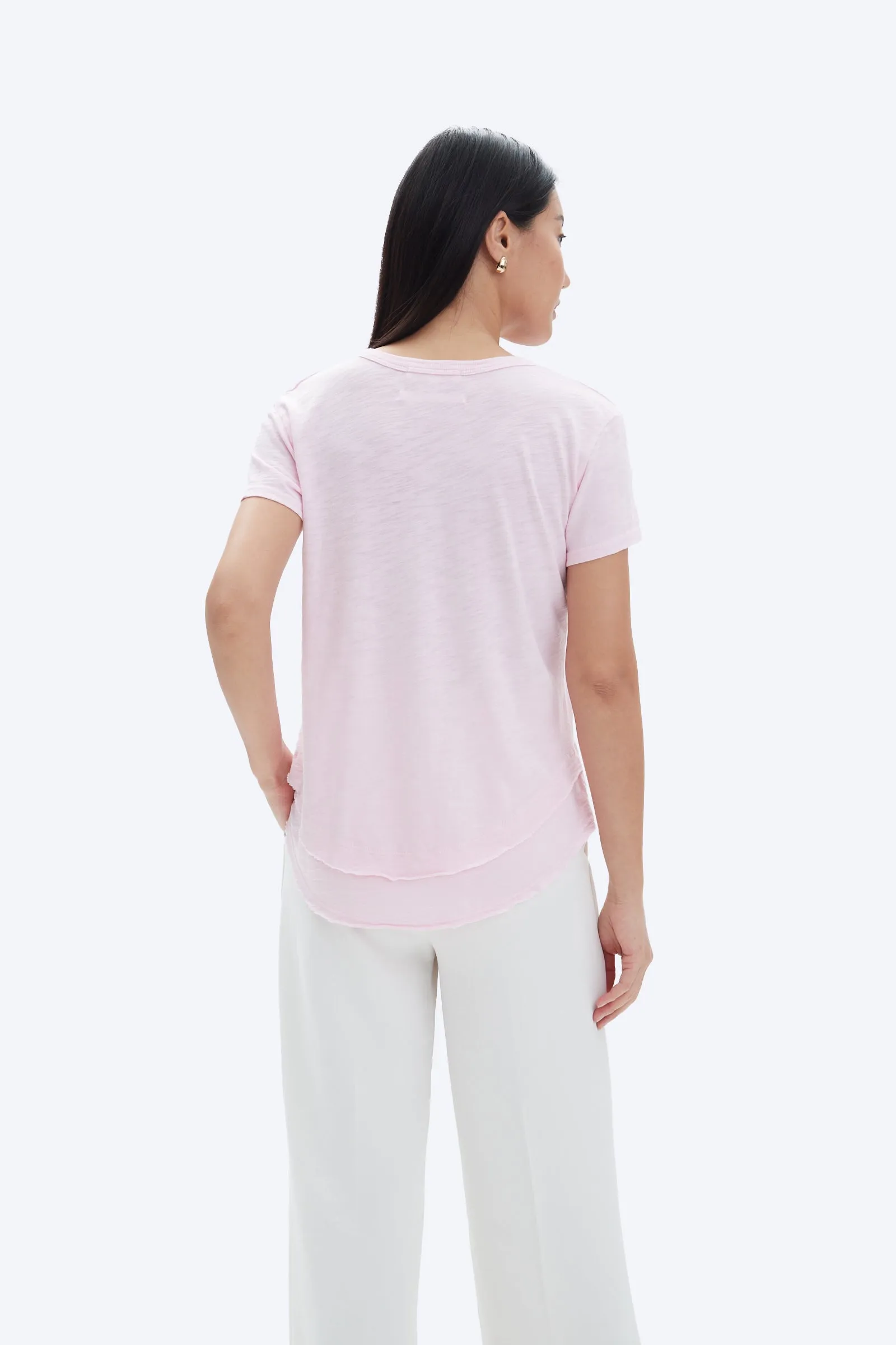 Ava Layered Mock T-Shirt