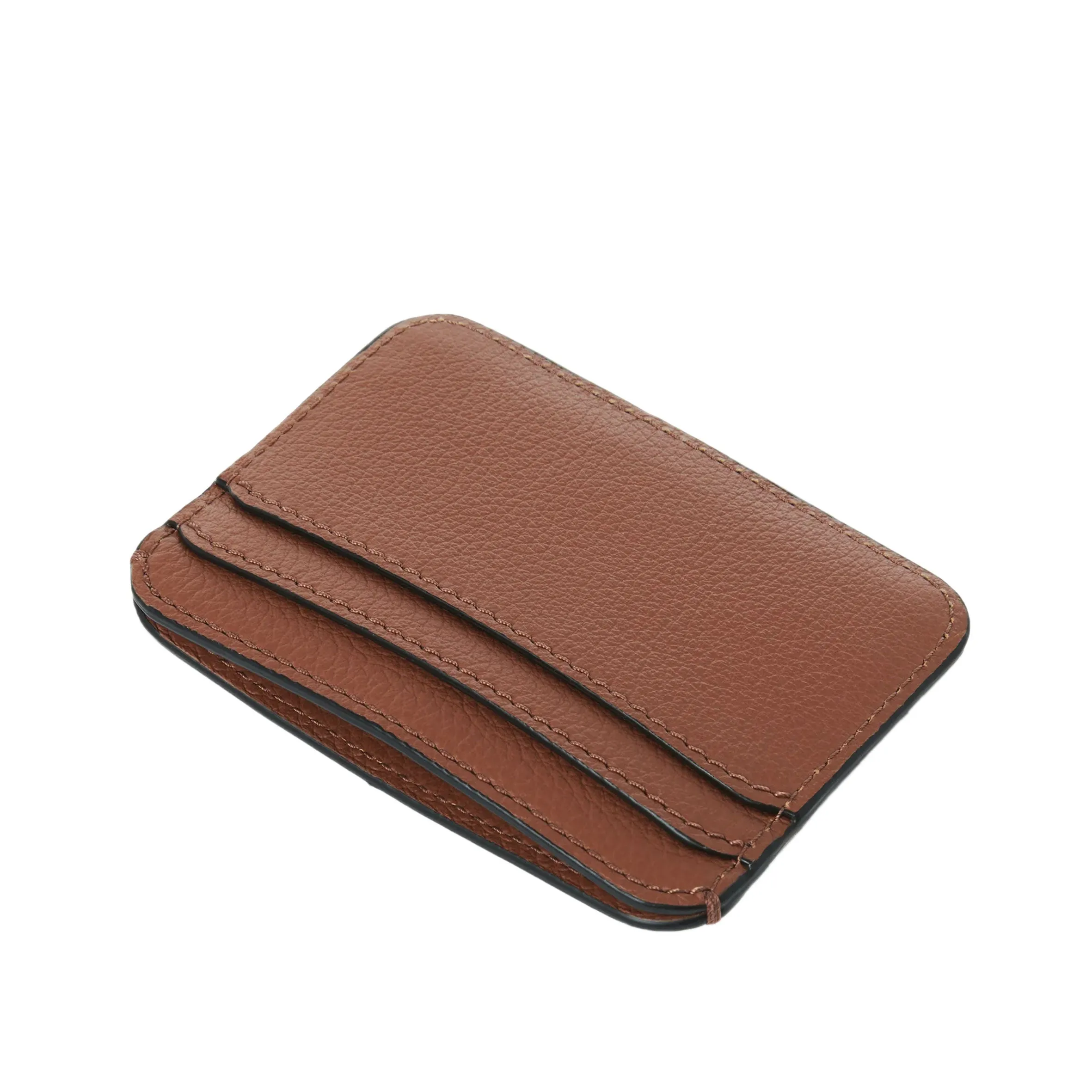 Tan Marcie Flat Card Holder