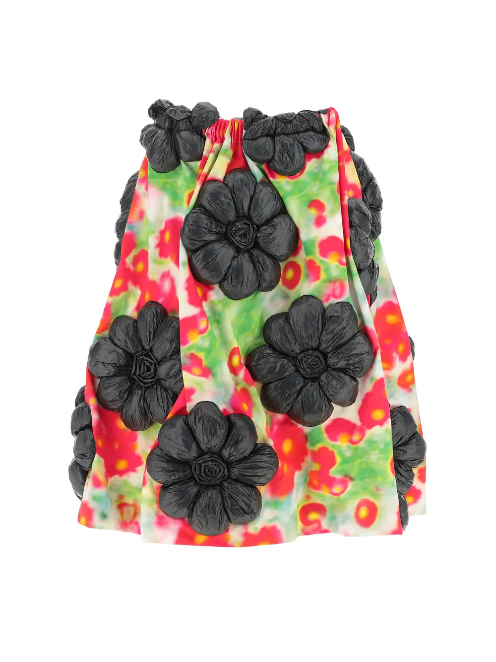 Comme des Garons Daisies Floral Midi Skirt