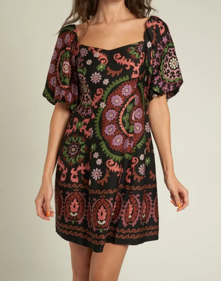 Floral Puff Sleeve Dress