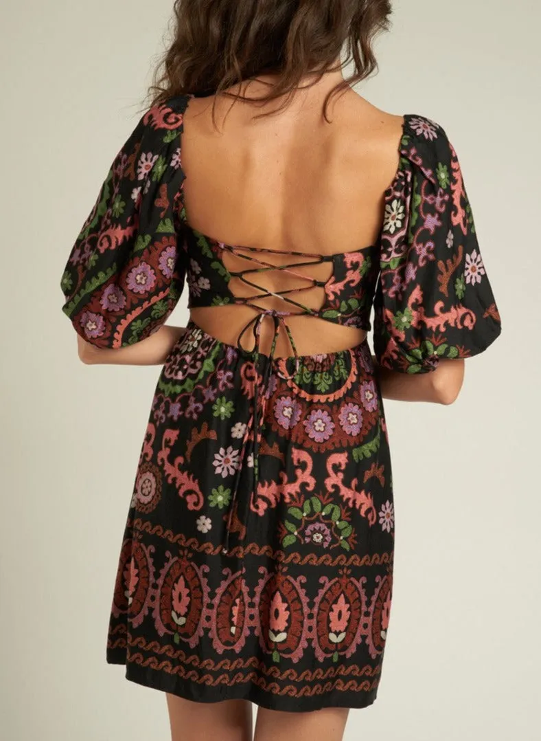 Floral Puff Sleeve Dress