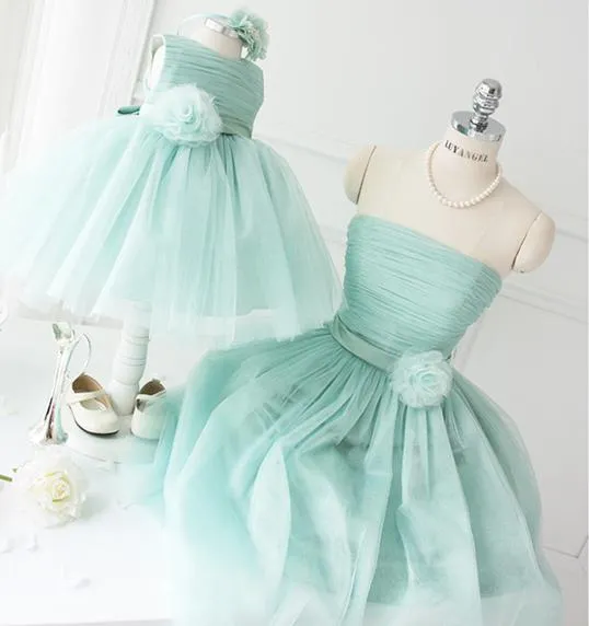 Matching Mother and Daughter Formal Dress