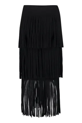 Philosophy Di Lorenzo Serafini Fringed Skirt