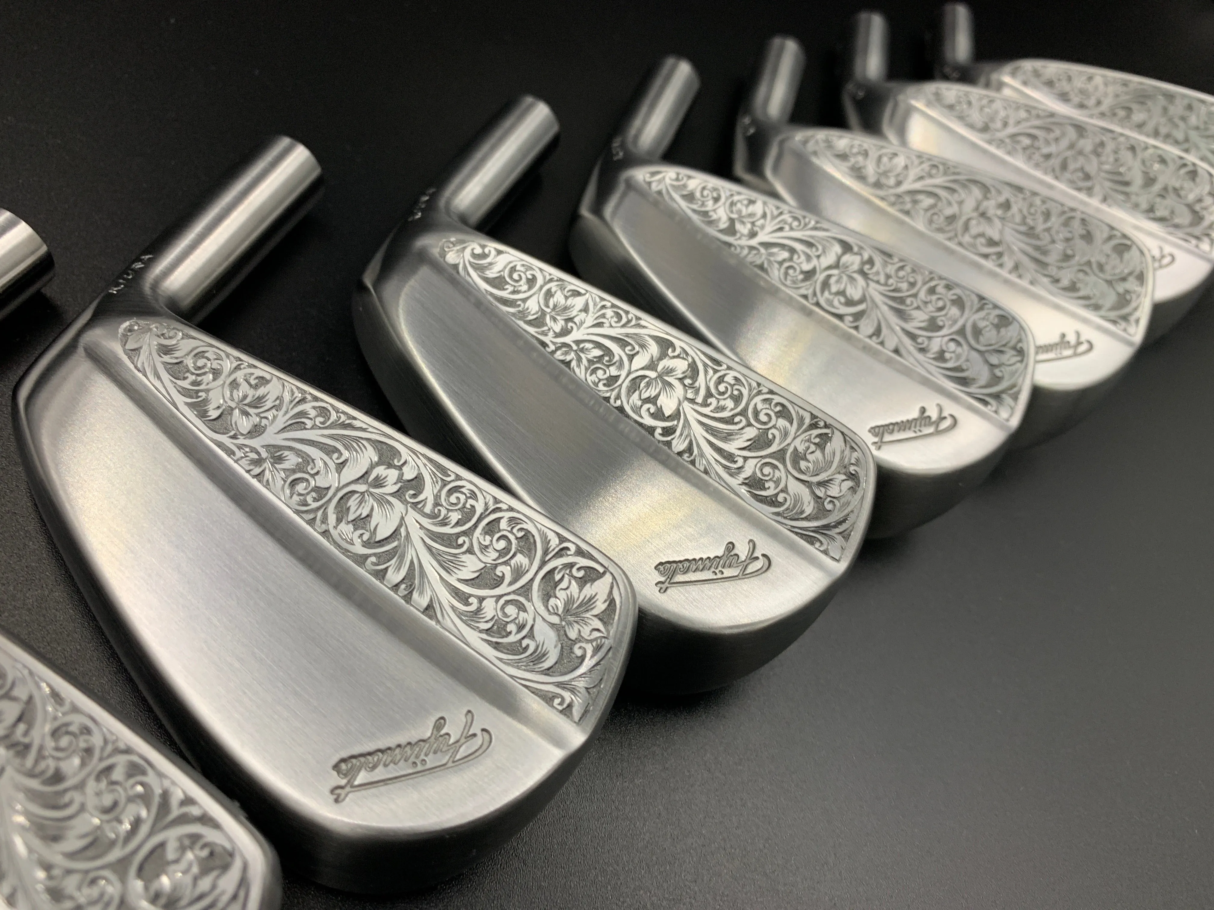 Handcrafted Hand Engraved Iura Irons